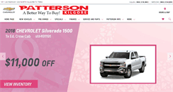 Desktop Screenshot of pattersonkilgorechevrolet.com